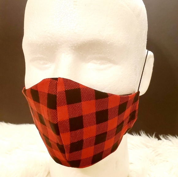 3 for $15 Buffalo Plaid  mask (Bundle & Save) - Picture 3 of 3
